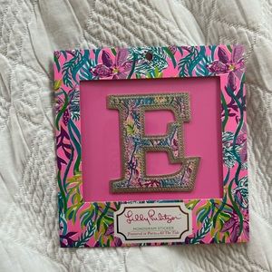 Lilly Pulitzer E Monogram Sticker